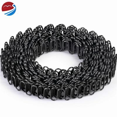 China Metal Corrugated S Shaped Coil No Sag Sofa Zigzag Car Seat Arc Flat Spring Clips For Furniture for sale