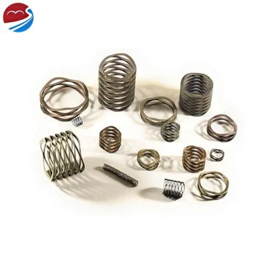 China Corrugated Custom Polished Stainless Steel Multiwave Washers Compression Wave Spring for sale