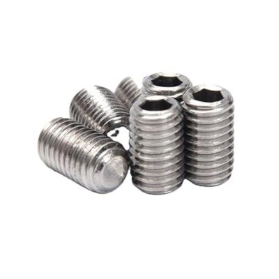 China Manufacturer Fasteners Hexagon Flat Socket Set Screw With Stainless Steel for sale