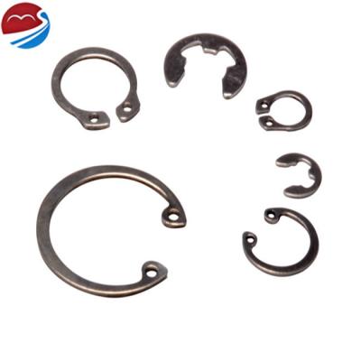 China Apartment ; Sheet ; Steel Plate OEM Spring Retention Ring C Shape Clip E Shape Clip Washer For Shaft for sale