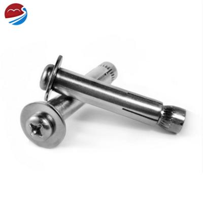 China GALVANIZED All Types of Spring Clips Loaded Button Slotted Spring Rod / Spring Lock Pin for sale