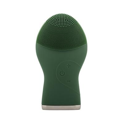 China Face Cleansing 2021 Household Men's Beauty Skin Care Electric Sonic Silicone Brush Cuidado Facial Cleansing Massager for sale