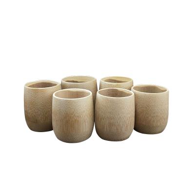 China Sustainable Biodegradable Stainless Steel Travel Mug Bamboo Fiber Bamboo Tea Cup for sale