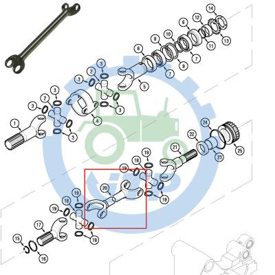 China  Parts MX135 Half Shaft 340440A1 for sale