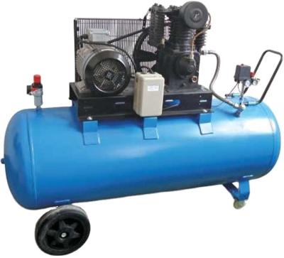 China Competitive price T105 lubricated air compressor piston CE 500L double cylinders safety valve high pressure industrial air compressor for sale