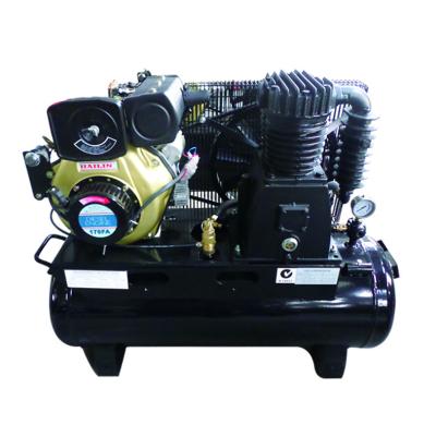 China Sy-T105D Diesel Engine Outdoor Cordless Industrial Mini Diesel Air Compressor Lubricated Engine for sale