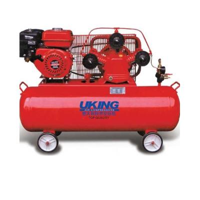 China Lubricated W3065 5.5hp Gasoline Engine Mining Industrial Compressor 3 Cylinders With 100l Air Tank Air Compressor for sale