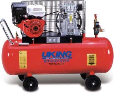 China AL2065E 100L Gasoline Engine Compressor 185cfm High Pressure Oxygen Booster Lubricated Industrial Air Compressor for sale