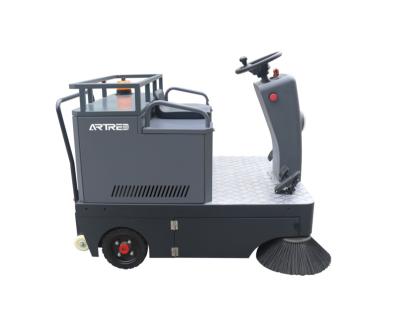 China Hotels Outdoor Ride On Drive Power Electric Sweeper Machine Floor Cleaning Sweeper for sale