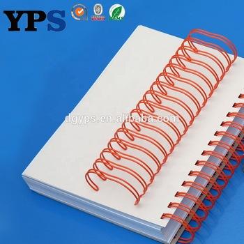 China Soft high quality binding book nylon coated double loop wire o binding wire in spool and box packing for sale