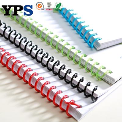 China Bind Notebook Multi Color Choose For Used Book And Calendar PET Plastic Single Spiral for sale