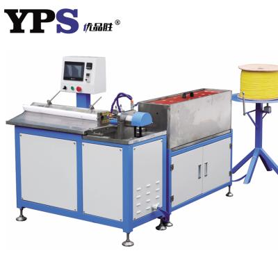 China High speed 6-50mm printing shops PET or plastic single spiral forming and PVC wire coil cutting machine. for sale