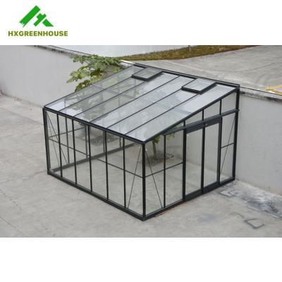 China China easily assembled small cost diy glass greenhouse greenhouse kits attached to house for sale for sale