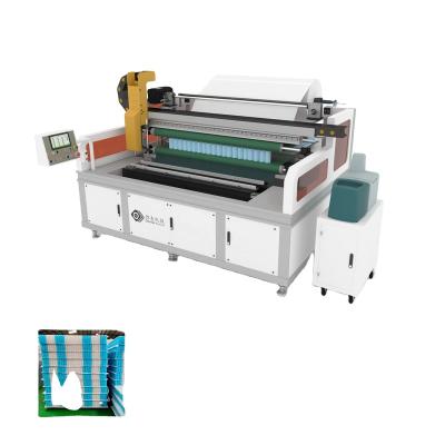 China Factory Pocket High Speed ​​Spring Assembling Machine Pocket Spring Mattress Gluing Machine Continuous / Intermittent Glue for sale