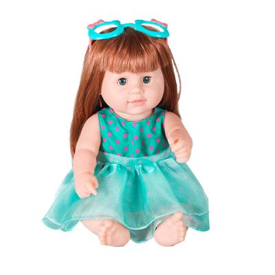 China DIY TOY Rebirth Full Vinyl Doll Simulation Baby Talking Winking Baby Girl Realistic Silicone Doll Girl for sale