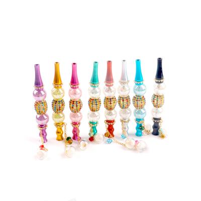 China Smooking Shisha Jewelry Metal Hookah Shisha Mouthpiece Hookah Handmade Inlay Mouth Tips Shisha Hose Accessories for sale