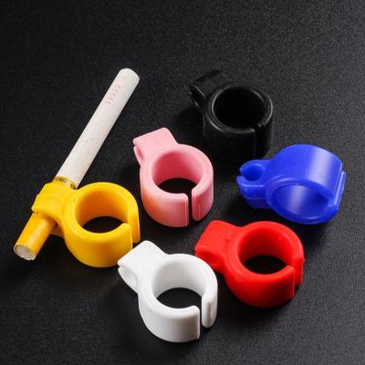 China Smokers Smoking Accessories Multiple Colors Adjustable Silicone Smoking Ring for sale