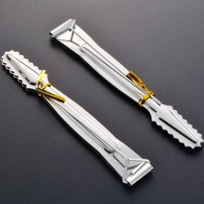 China Sturdy Smooking Shisha Hookah Accessories 11CM Metal Hookah Hookah Charcoal Tongs for sale