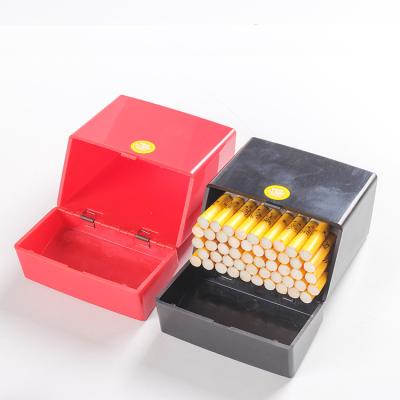 China Classic Design Custom Logo 50pcs Auto Waterproof Plastic Cigarette Boxes Case for sale