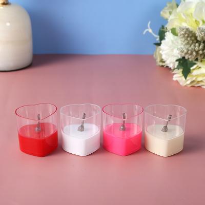 China Decoration party simulation holiday candles birthday heart-shaped candle for sale