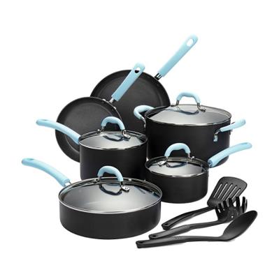 China CLASSIC 8 Piece Set Aluminum Pots And Pans Cookware Sets Cooking Non-Stick Kitchenware Cookware Sets for sale