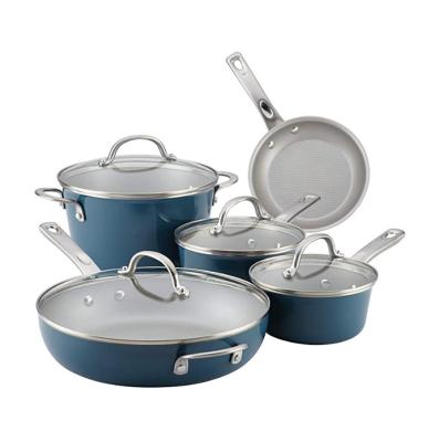 China Wholesale Commercial Kitchen CLASSIC Aluminum Pot Set Non Stick Cookware Sets Cooking Pot Stainless Steel Pan Cooking Pots And Pans for sale