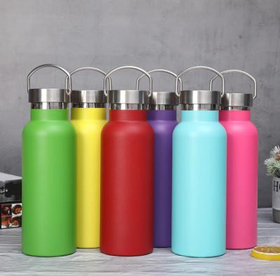 China High Quality Viable 18oz 40oz 64oz Custom Laser Engraved Logo Etch Width Mouth Vaccum Flask Water Bottles for sale