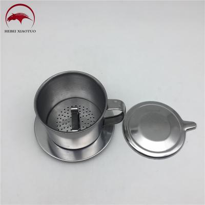 China Sustainable Hot Selling Popular Traditional Vietnamese Stainless Steel Coffee Dripper for sale