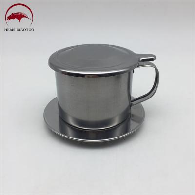 China Viable Vietnam Stainless Steel Coffee Drip Filter Maker Coffee Maker Pot for sale