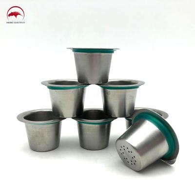 China Sustainable Customize Packaging Coffee Capsules Stainless Steel Reusable for sale