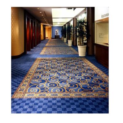 China Other Luxury Hotel Commercial Wall To Wall Carpet With Floral Pattern for sale