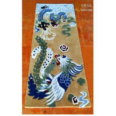 China New Washable Modern Dragon Design Hotel Carpet And Blanket for sale