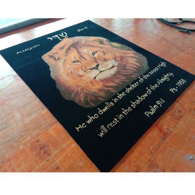 China Washable Animal Custom Design Area Rug Modern Commerical Wool Carpet for sale