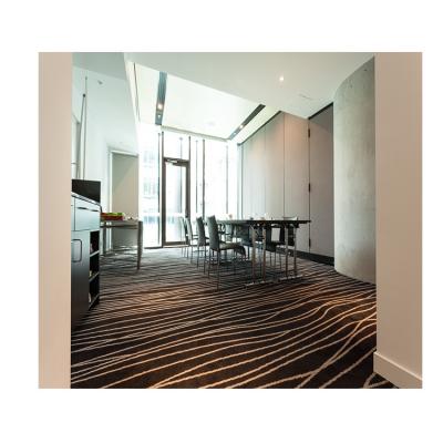 China Washable Sheraton Meeting Room Hotel Banquet Hall Customized Wall To Wall Axminster Carpet for sale