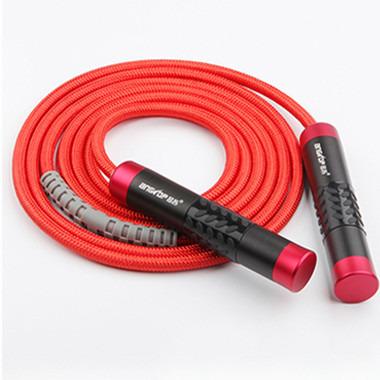 China 2021 New Fitness Exercise Foam Grip PVC Sports Training Rubber Speed ​​Weighted Jump Rope for sale