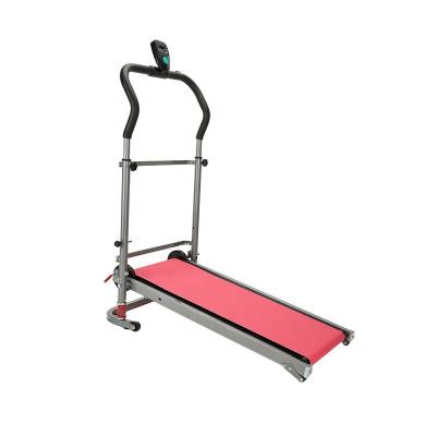 China 2021 Home Small Weight Loss Folding Multifunctional Manual Treadmill For Home Easy Use Fitness Equipment for sale