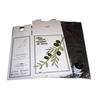 China Disposable Custom Loge 2L 3L 5L 10L Aseptic Bag In Box For Organic Olive Oil Packaging for sale