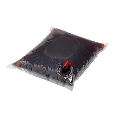 China Disposable Factory Transparent 3L 5L 10L 15L Aseptic Bag In Box For Water Egg Liquid Mango Sauce Syrup Wine for sale