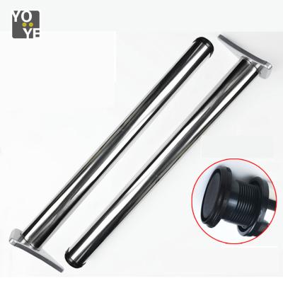 China Regular modern stainless steel metal dining table legs for bar desk, metal coffee table legs for sale