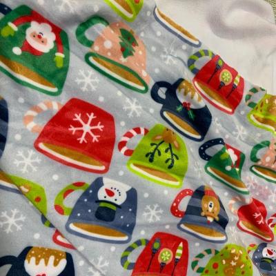 China High Print Heat-insulation Design Print High Print Customized Fabric Minky With Stretch Cloth Baby Blanket Fabric for sale