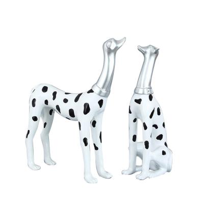 China Europe hot sale colorful dog sculpture statue for home decoration for sale