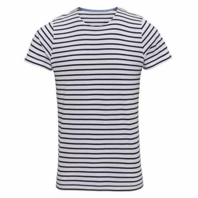 China Plus Size Short Sleeve Striped T-Shirt for sale