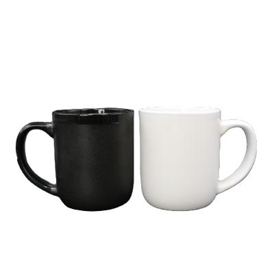 China Feature Modern Wholesale Promotional Stocked Ceramic Glazed Mug With Decal Stoneware Mug Custom Logo Mug for sale