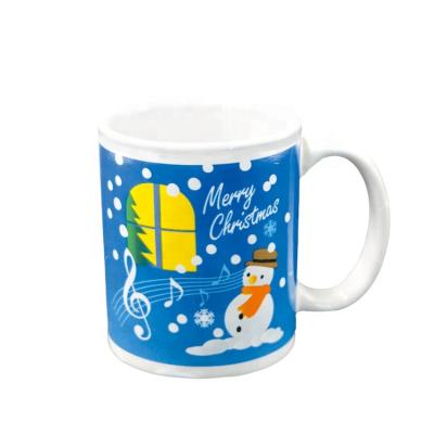 China Viable wholesaler cheap ceramic mug with logo for promotion for sale