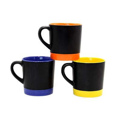 China Wholesale Best Viable Selling Various Factory Price Shape And Colored Mug Coffee Stoneware Mug Stoneware Mug Chalk Ceramic Mug for sale