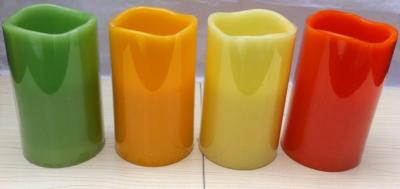 China Paraffin Wax Led Pillar Candles for sale