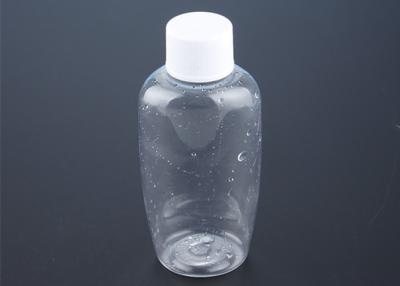 China garrafa plástica do Oblate 2OZ transparente com o tampão de parafuso plástico à venda