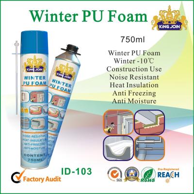 China Heat Resistant Pu Foam Spray Glue For Construction , Soundproofing Gap Filling for sale