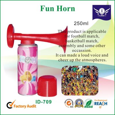 China Colored Plastic Horn For Basketball / Soccer Match 250ml , Fun Party Items for sale