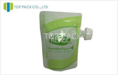 China Recycled Stand Up Pouch With Spout Customized Printing For Baby Liquid Soap for sale